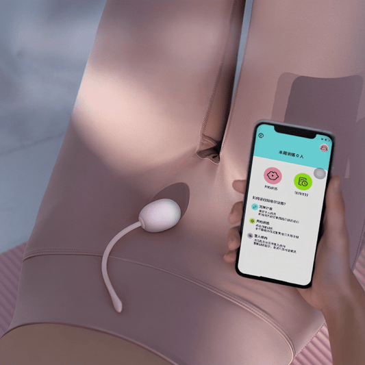 The app features a built-in Kegel training plan, with daily check-ins to improve pelvic floor strength.