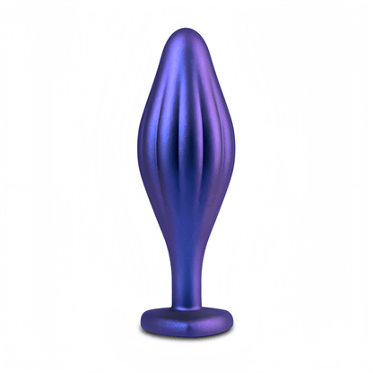 The Blush Apollo Spiral Anal Beads Earl Blue model is shown. Made of platinum-cured silicone with an Ultrasilk® coating for a smooth, satin-like finish.