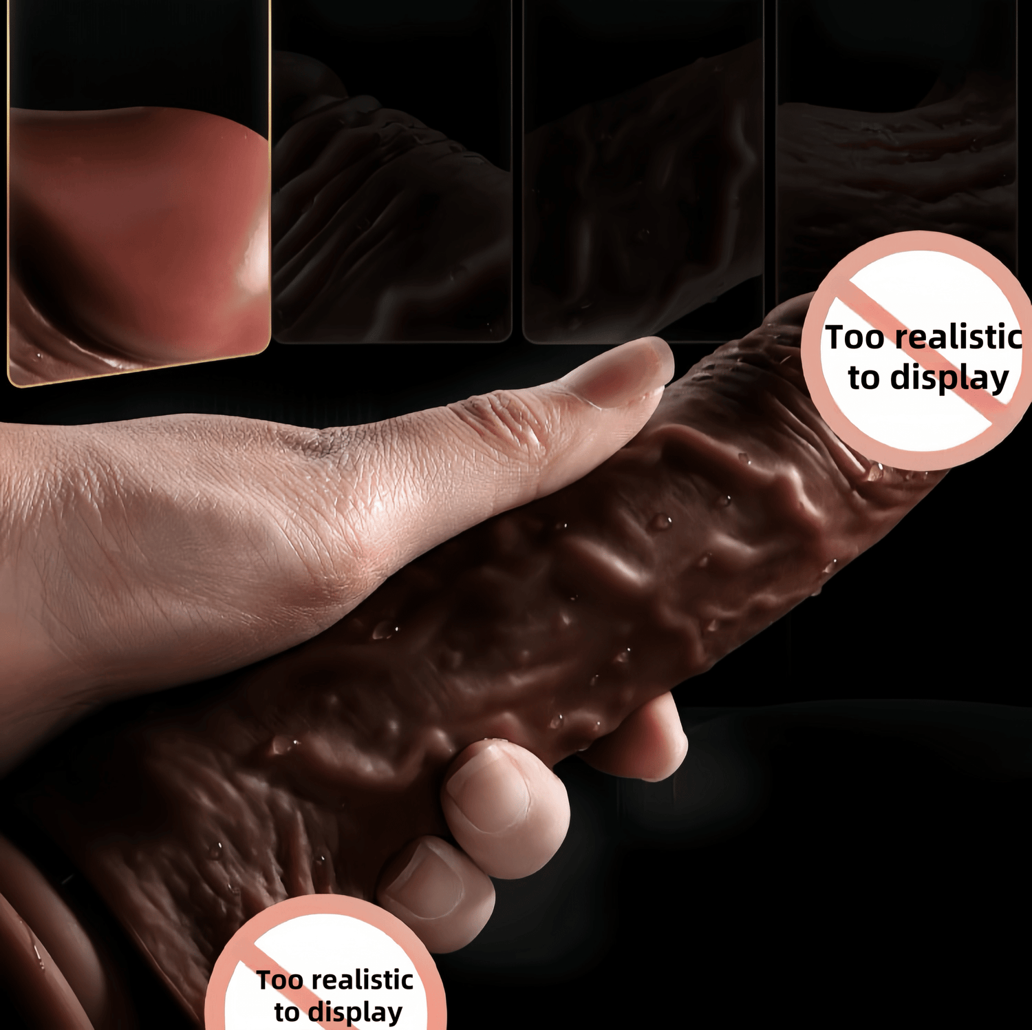 Detailed close-up of a real-life mold, featuring 1:1 reproduction of thick meridians and simulated textures for high fidelity.
