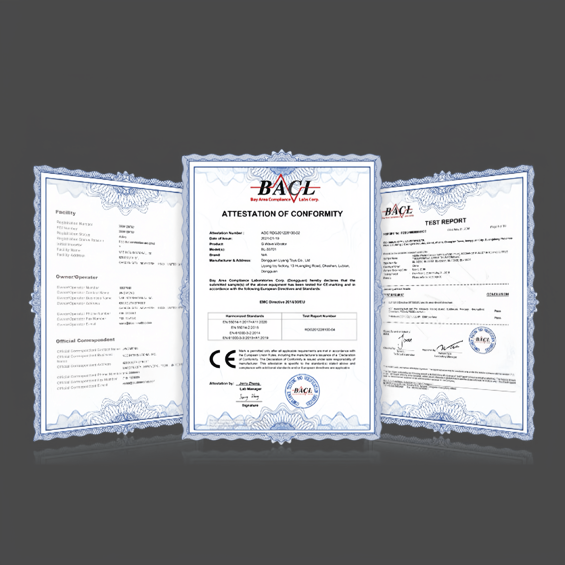 Safety certifications: FDA, CE, ROHS, IPX6 waterproof