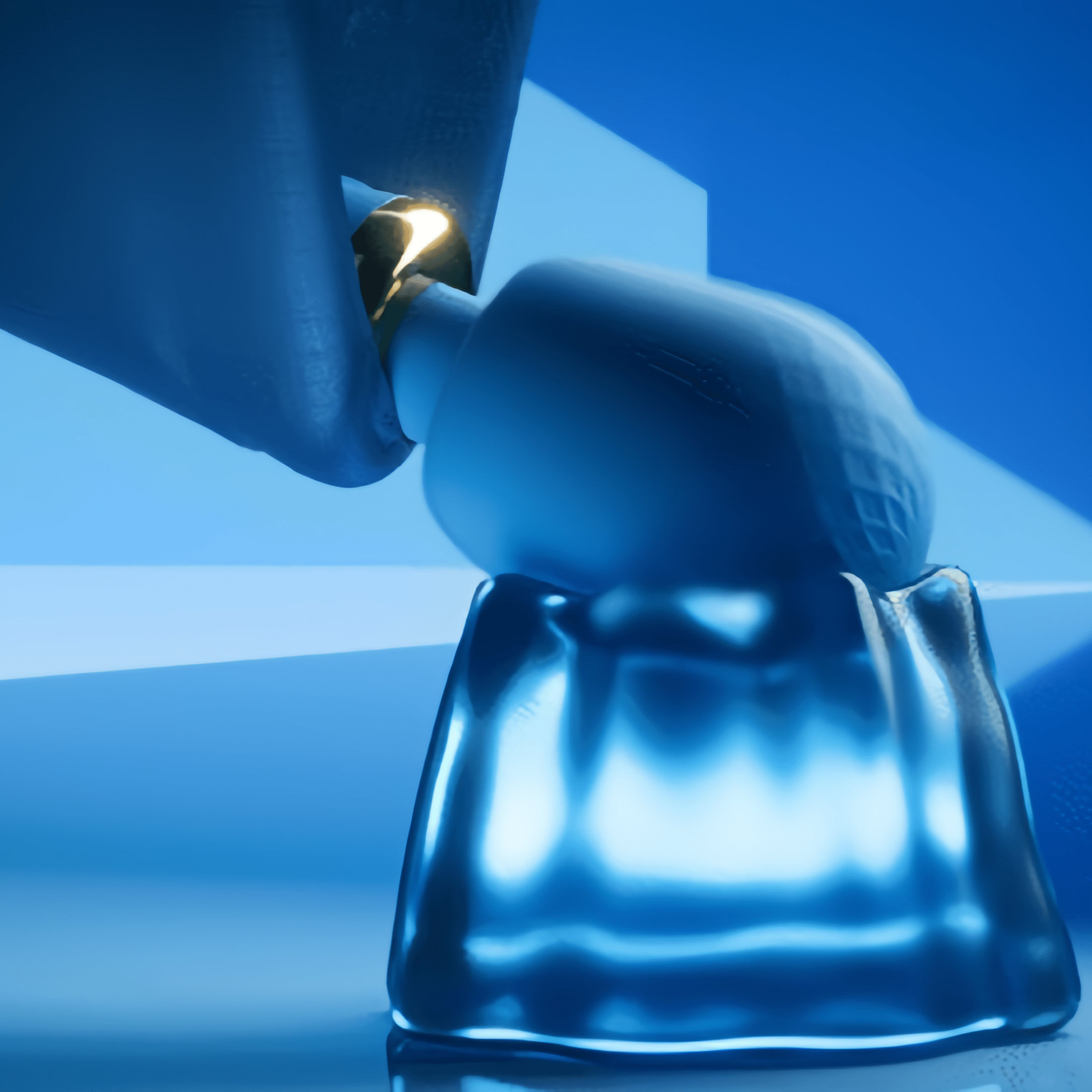 Close-up of RumboTech™ high-vibration technology, with a vibration frequency of up to 6000 rpm for deep nerve stimulation.