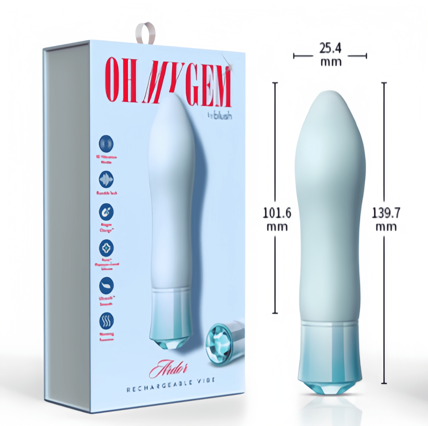 The compact head, measuring 139.7mm x 101.6mm x 25.4mm (mimicking the shape of a tongue), does not expand upon insertion. It's perfect for those who appreciate delicate touch and emotional nurturing.