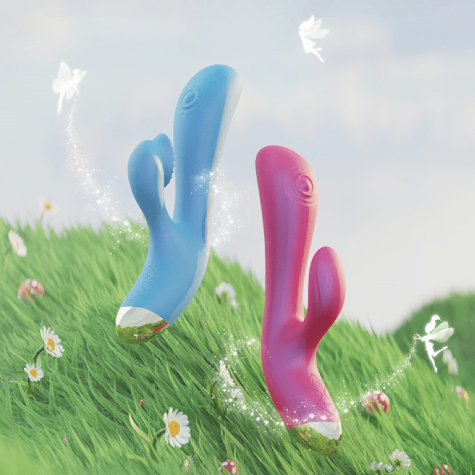 Comparison of the two products, showing the functional differences between the Magic Finger Elf and the Magic Finger Knight.