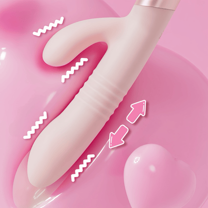 Realistic telescopic function demonstration, 300+ thrusts/minute, up to 138mm depth, precisely targeting the G-spot and A-spot