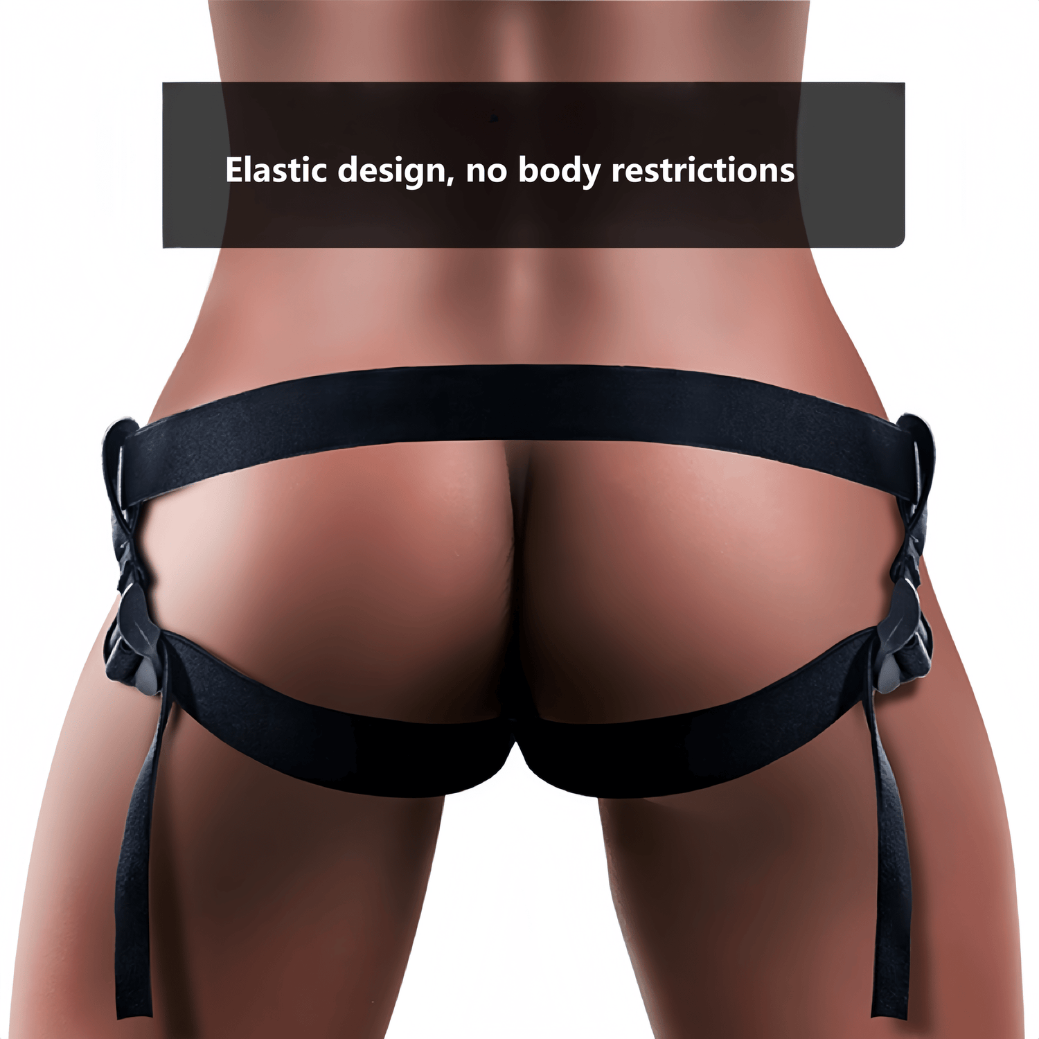 Dual-layer fixation and built-in handle structure provide secure support for the penis, preventing it from falling off during intense play.
