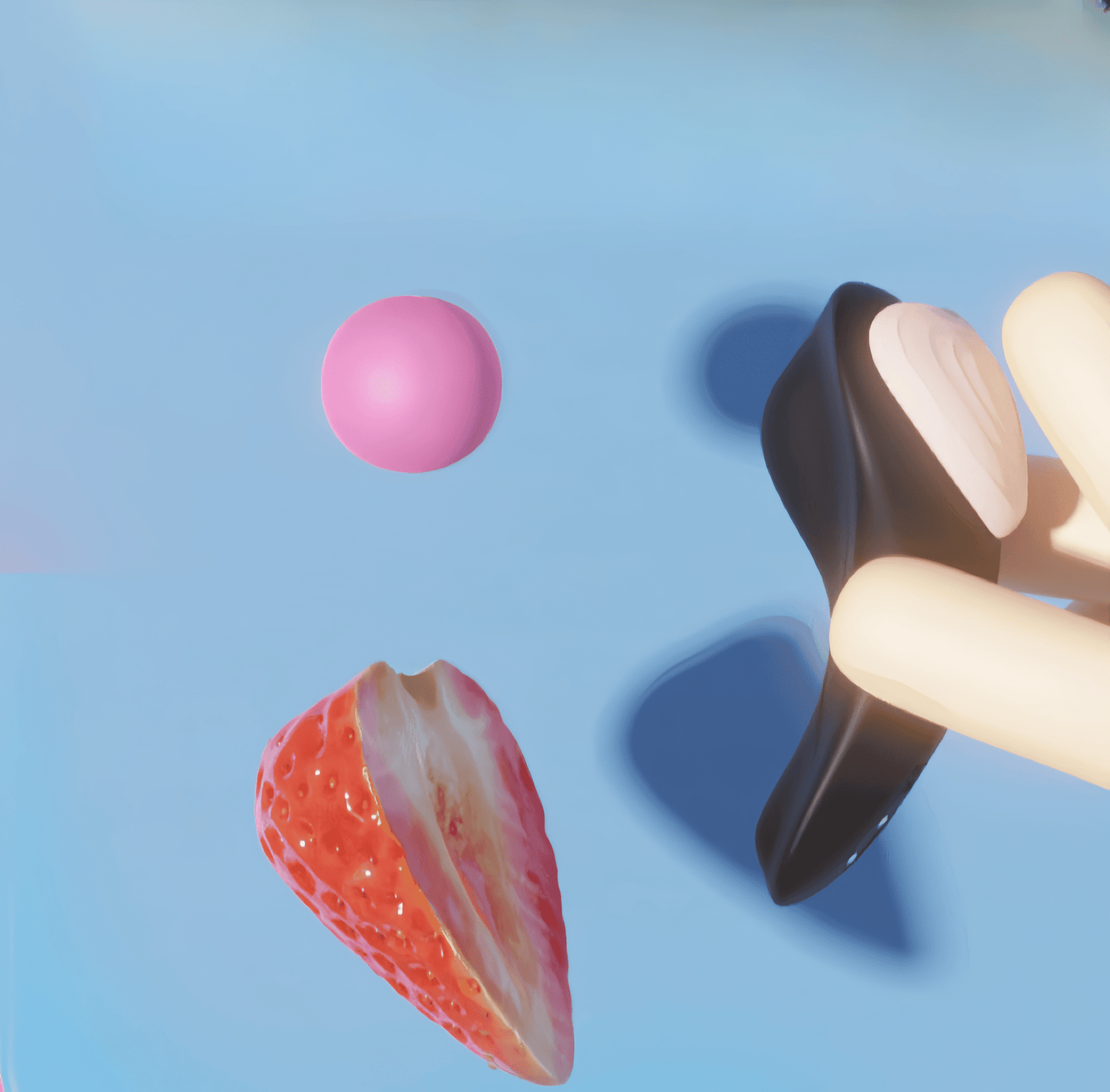 Dual-stimulation stimulation diagram: Synchronized vibrations at the C-spot and the sensitive area of ​​the vulva trigger full-body thrills.