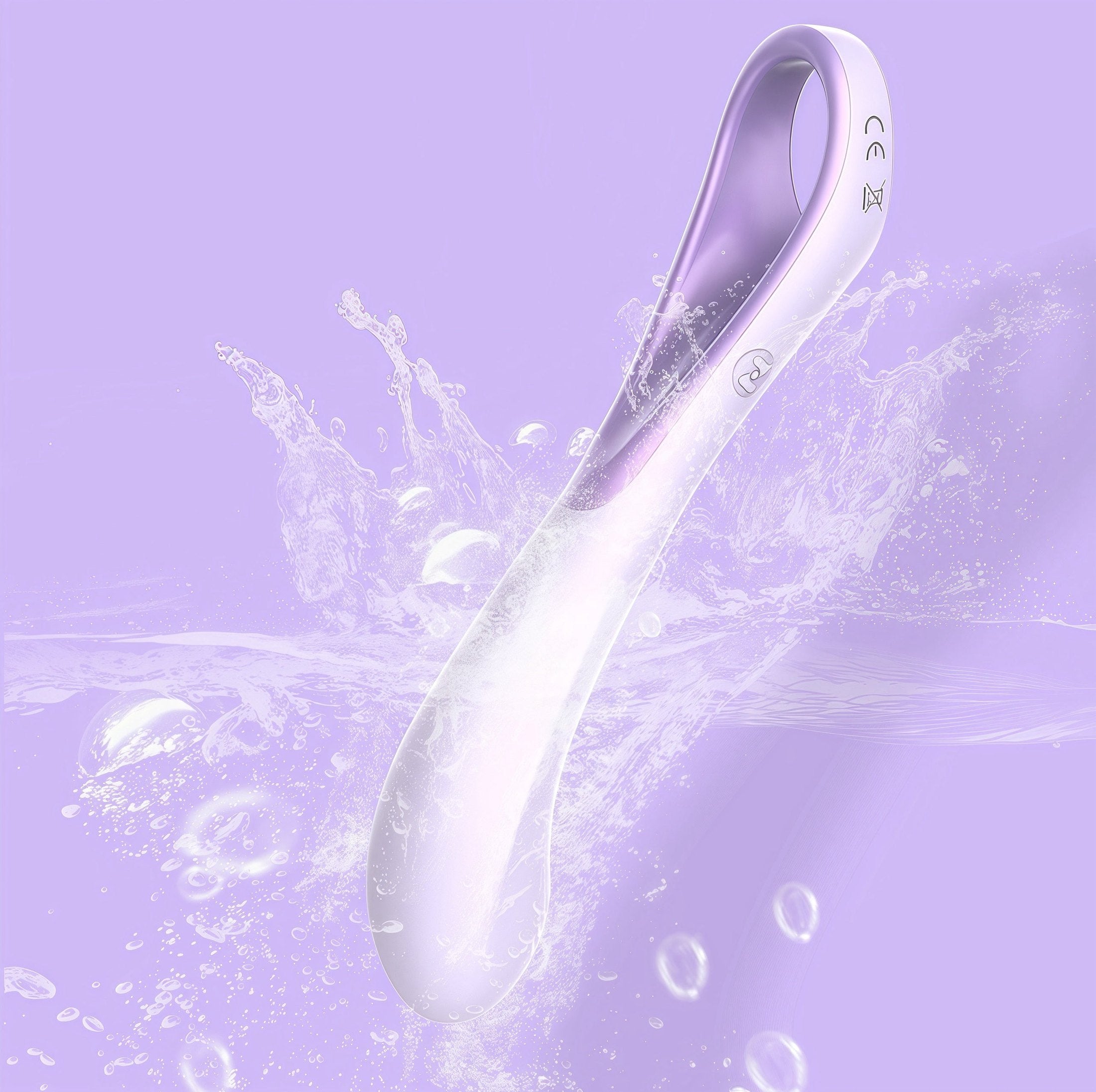 IPX6 waterproof rating, suitable for shower use and easy cleaning with water.