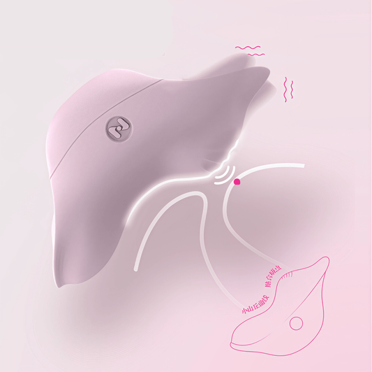 Hertz Girl 101Touch Palm Vibrator main product display. Made of silicone and ABS, it measures 95.3mm x 65mm x 47.5mm and weighs only 78g.