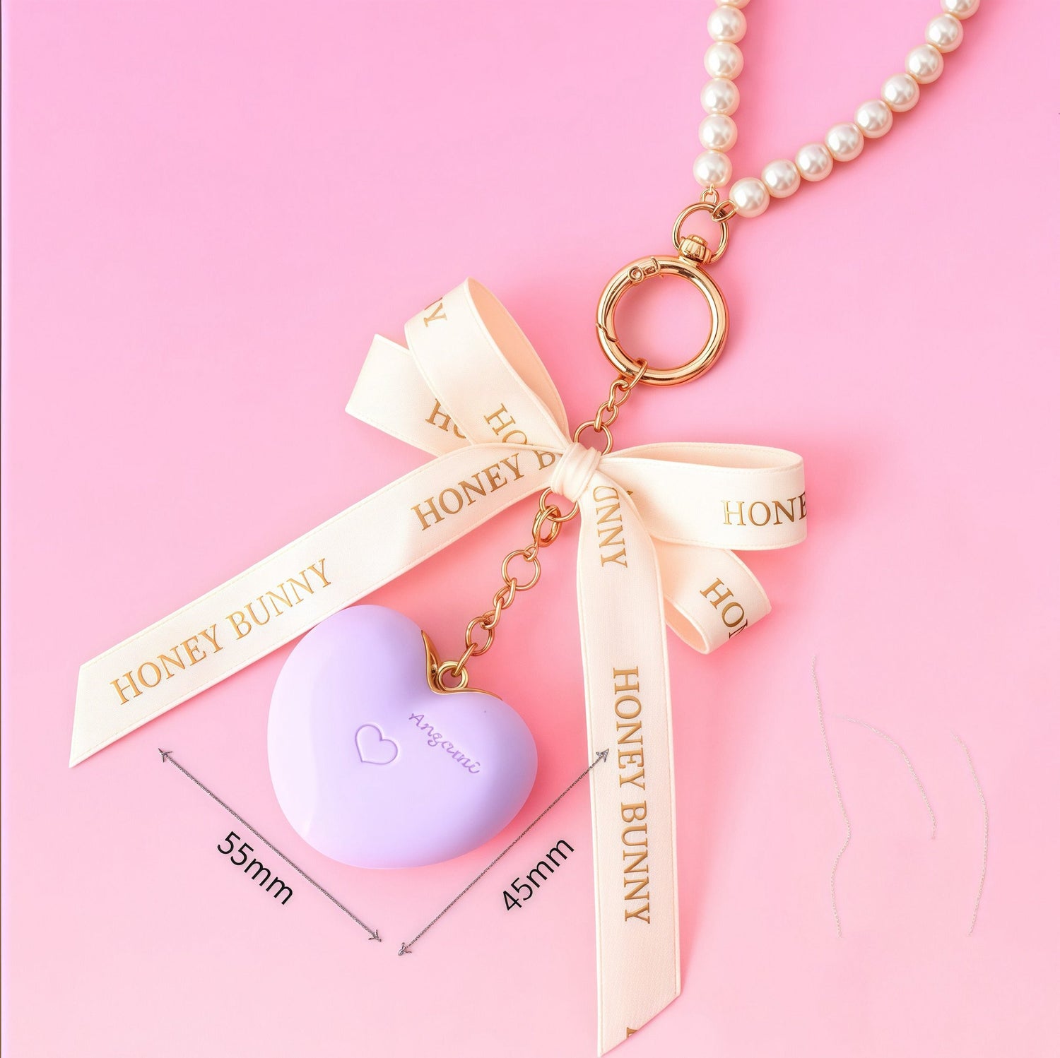 Dimensions of the second generation Sweetcore Dream Pink: 55mm long × 45mm wide × 25mm thick, the compact body is easy to control.