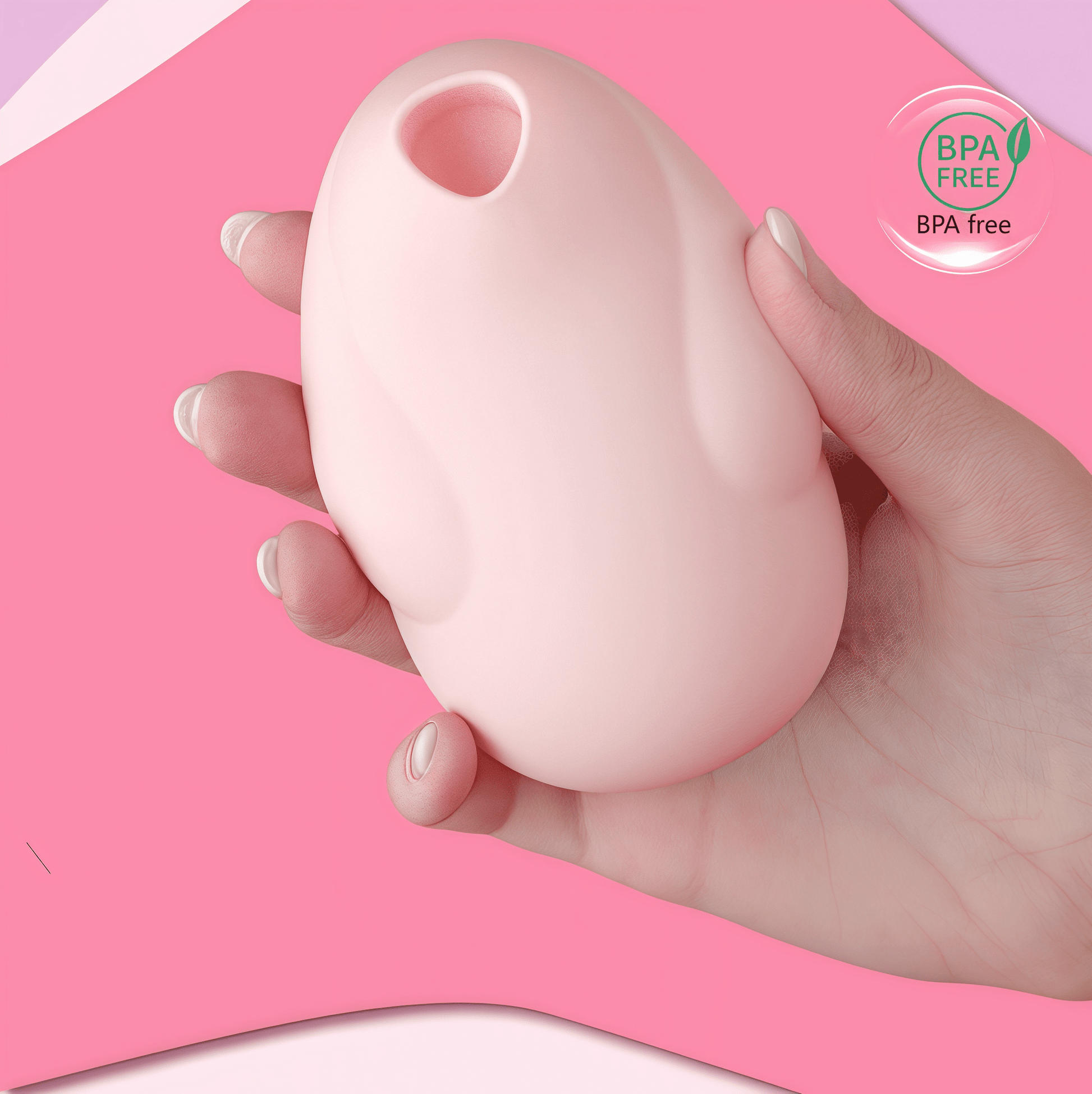 Close-up of food-grade liquid silicone with ROHS/CE certification. Skin-friendly, smooth, non-irritating, and safe for your health.