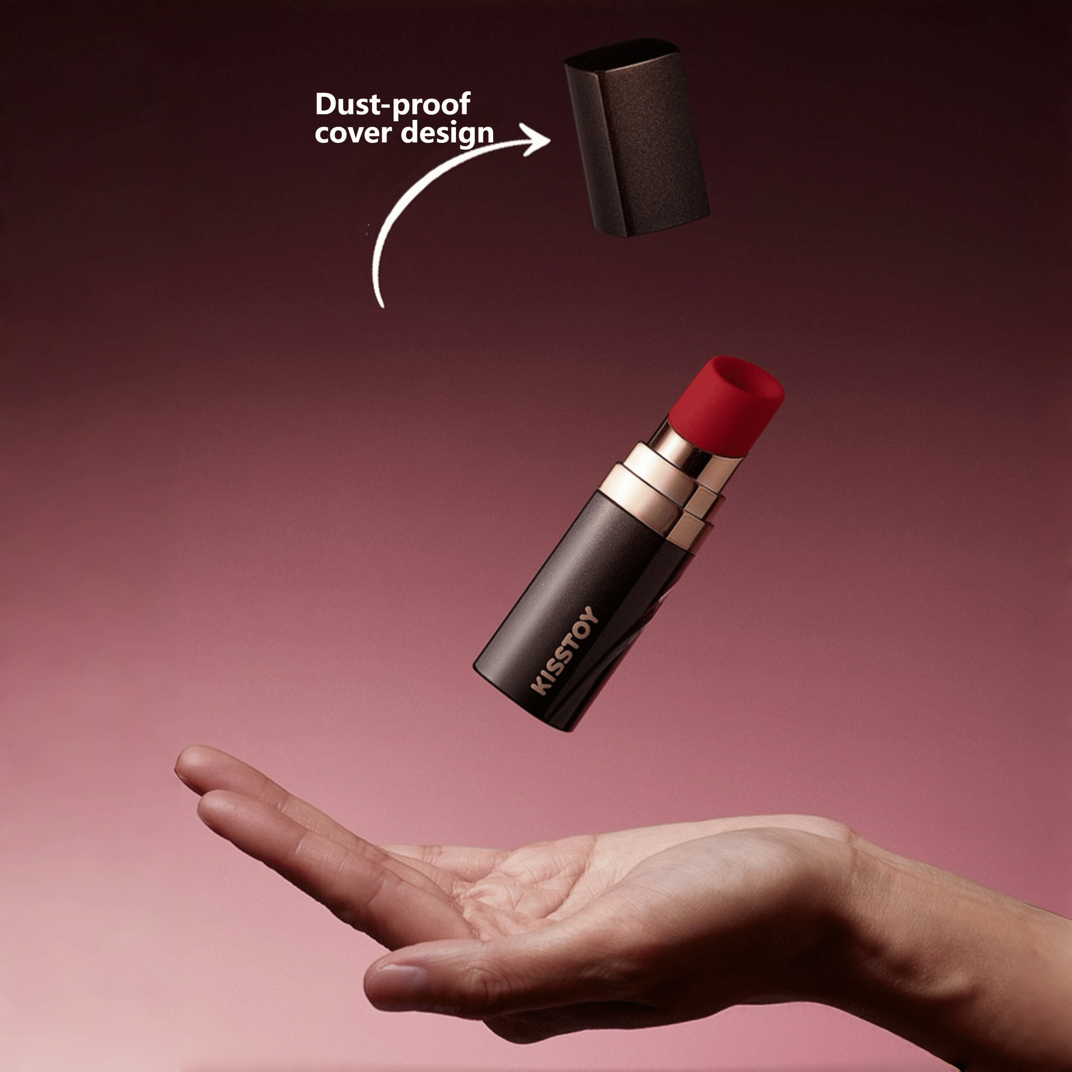 The dust cover design details protect the suction port while enhancing concealment.