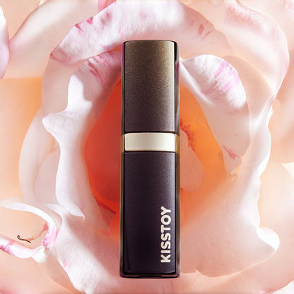 Kisstoy BOBO Instant Trend Mini Lipstick display: 85.5×22×22mm, a 1:1 replica of the lipstick size, and a lightweight 35g pack. Available in Gold Sprinkle Black, Gold Sprinkle Red,
