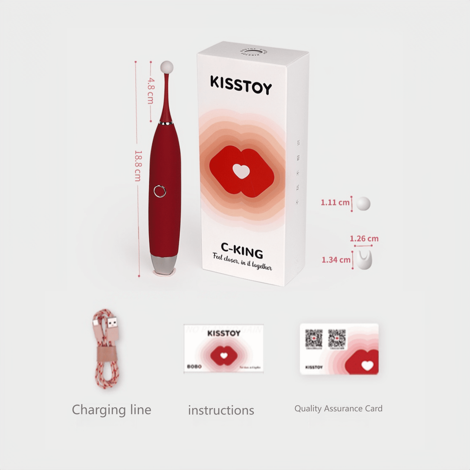 Package Contents: Main unit, bonus card, magnetic charging cable, instruction manual, warranty card