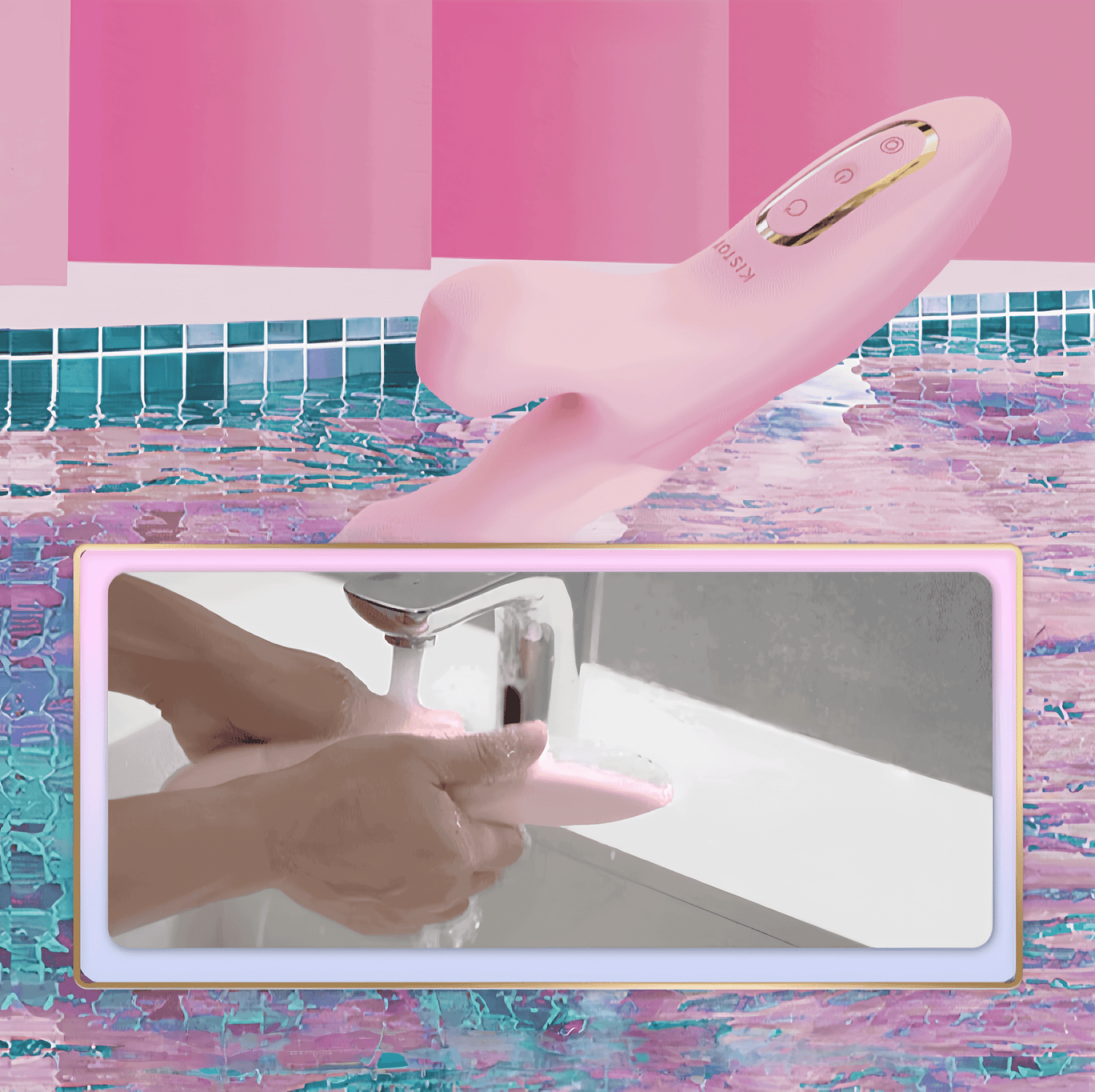 IPX-rated waterproof for everyday use, washable before and after use for easy and hygienic cleaning