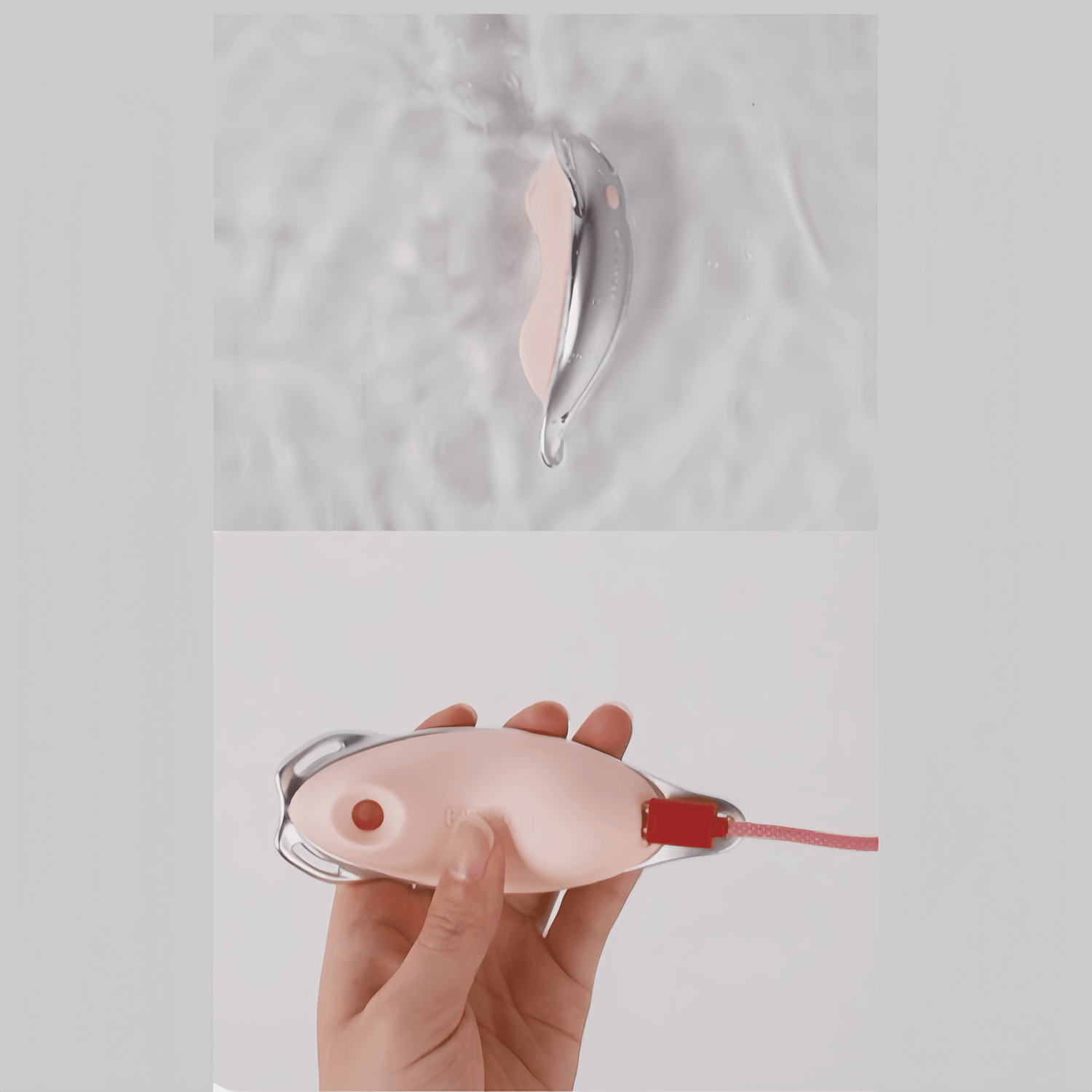 IPX7 waterproof and immersion-cleanable. Rinse directly with water after use for convenient and hygienic use.