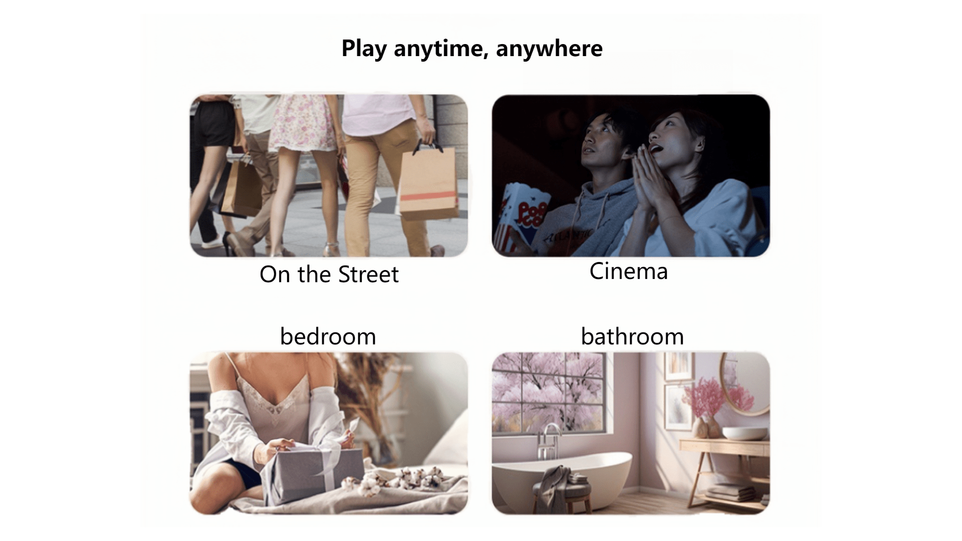 Suitable for all scenarios, including street use, cinemas, and bathrooms, it offers excellent concealment.