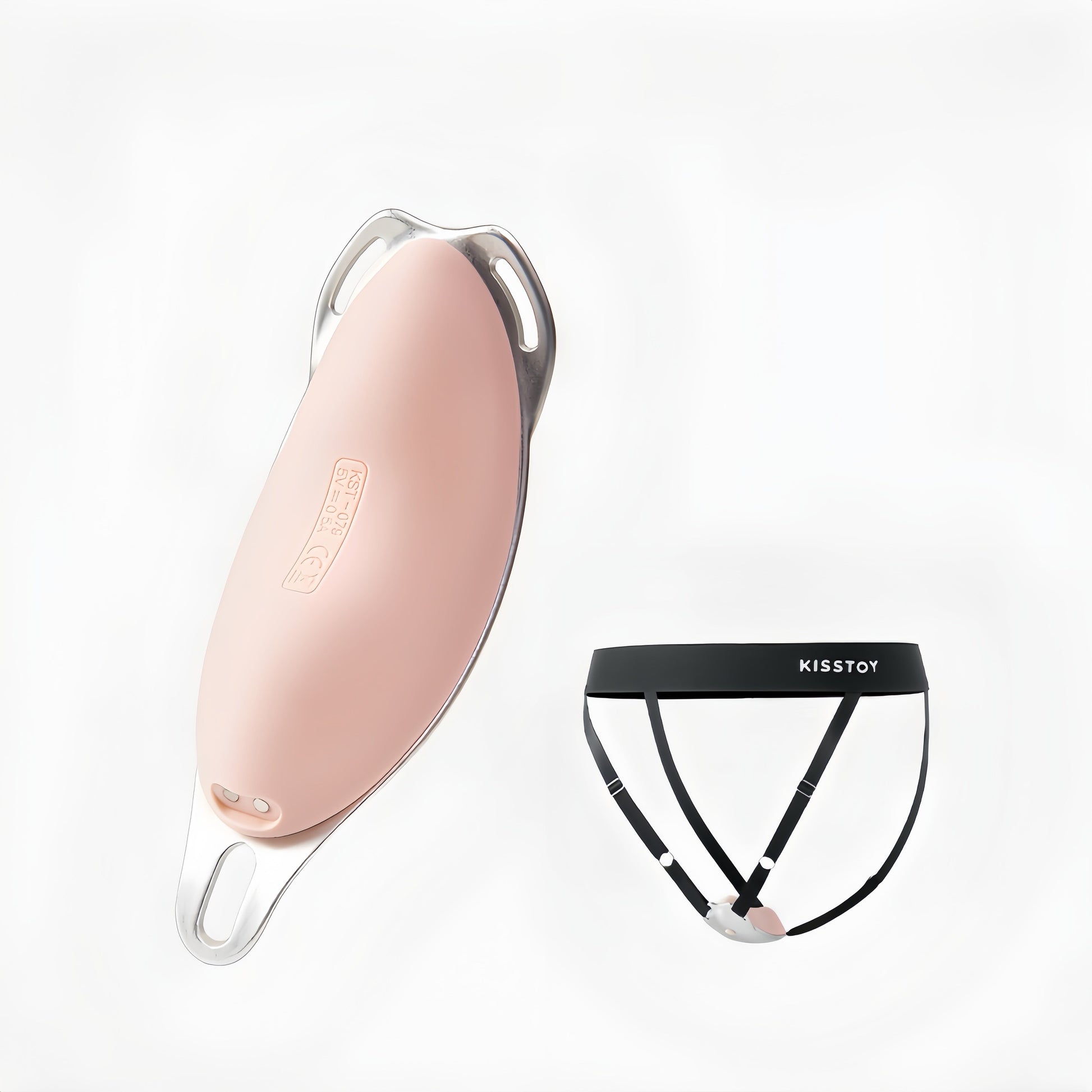 KISSTOY Milu Vibrating Wearable Sex Toy - 10 levels of external vibration, covering the C-spot and vaginal opening, with adjustable single/dual vibration modes.