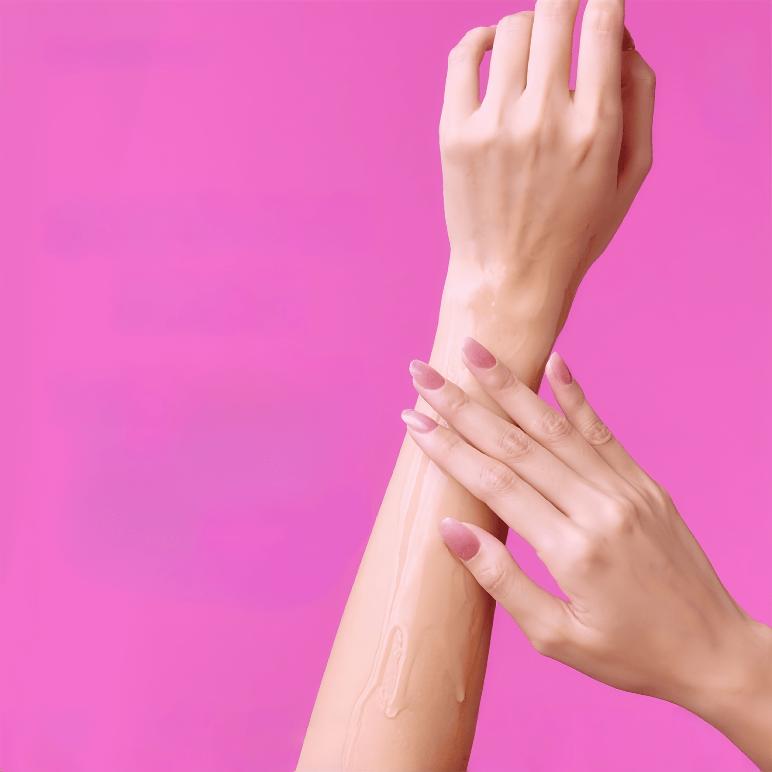 Demonstration of a smooth, silky texture. The water-soluble base reduces friction and discomfort, enhancing comfort.