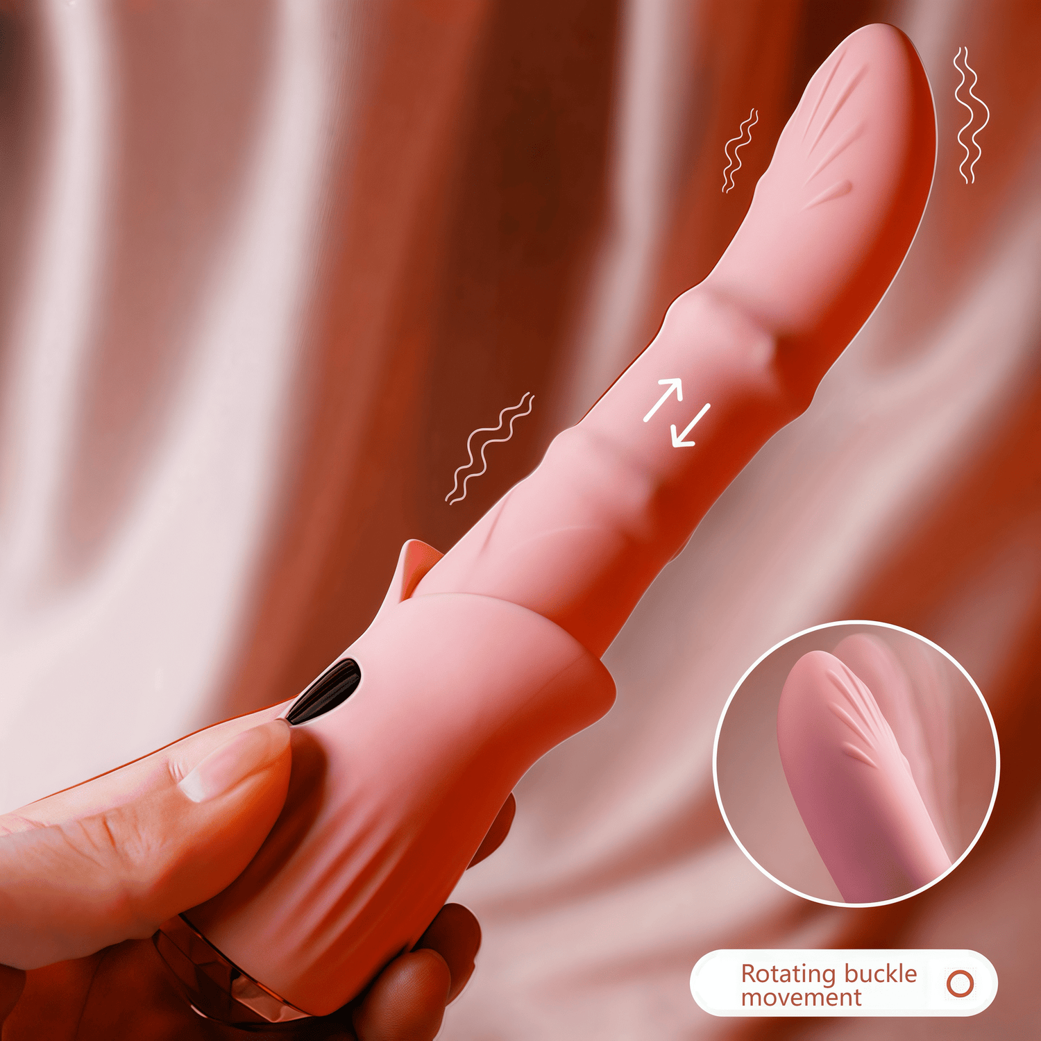 Triple stimulation mode demonstration: increased movement + vibration + trigger, adapting to different sensitivity needs.