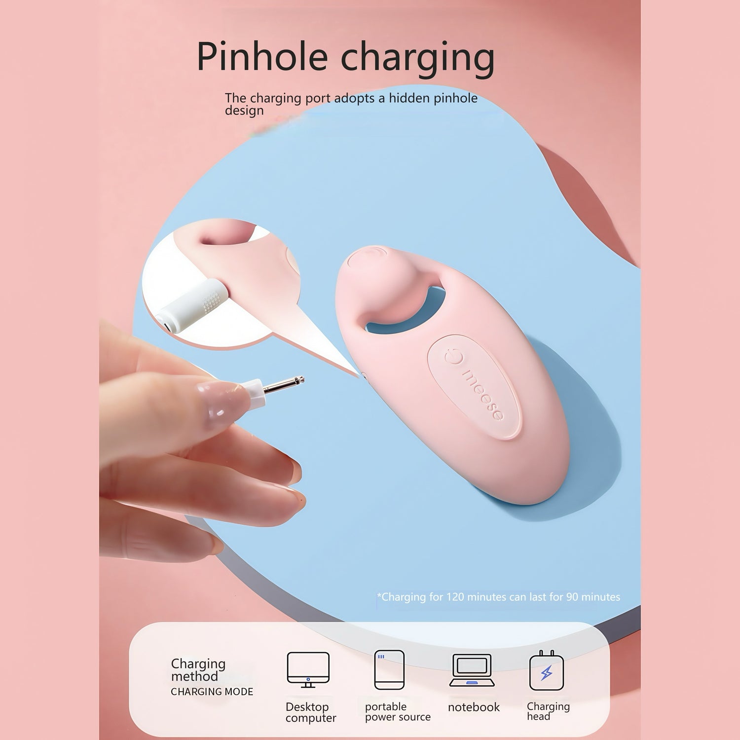 Meese Magic Beans Wearable Massager Charging Display