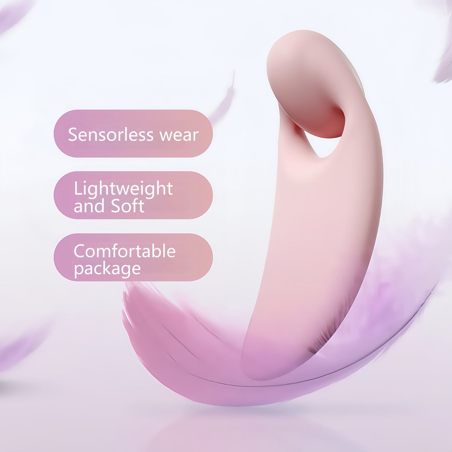 The sky blue model is on display, measuring 205×38×32mm, with a pad-like thickness that fits the body's curves.