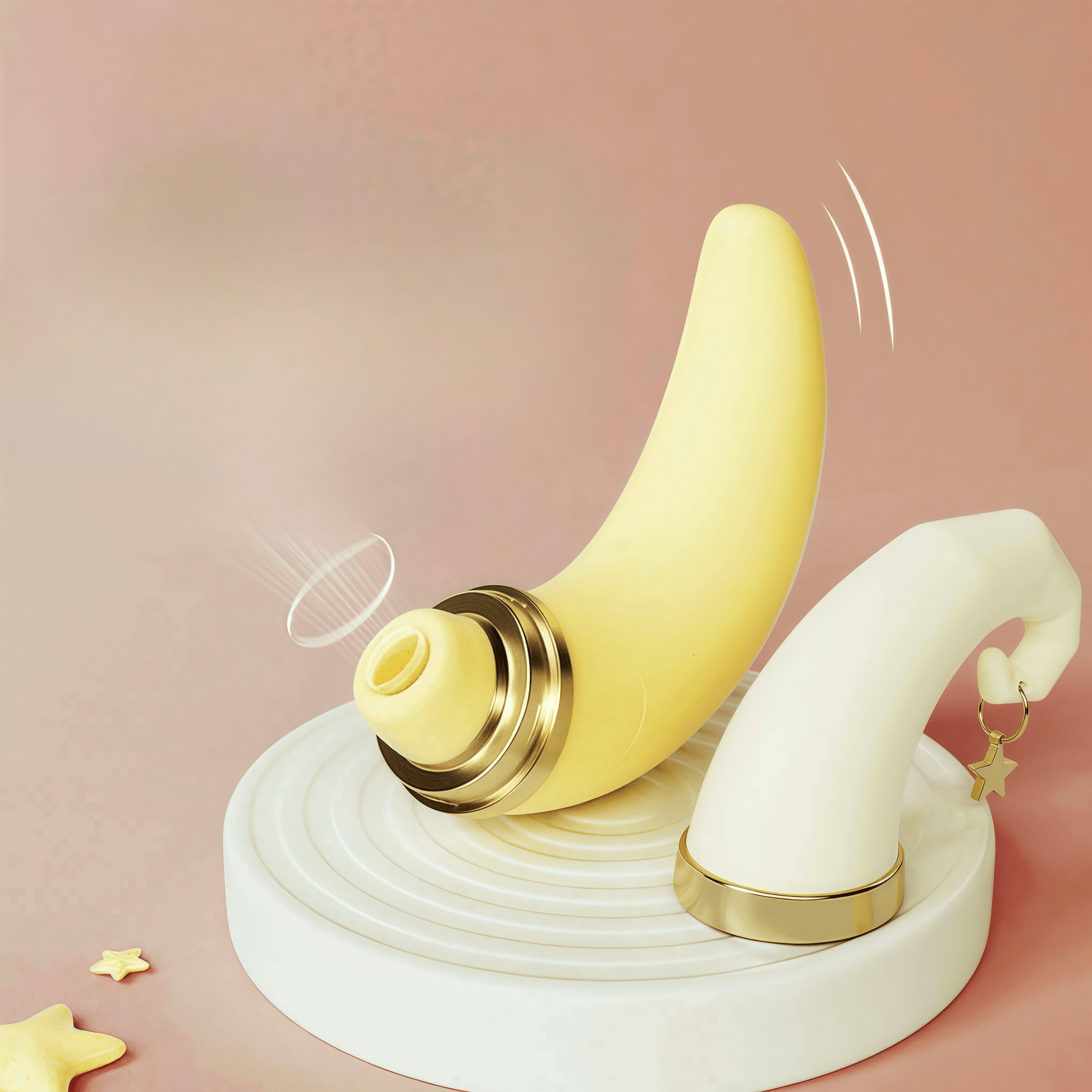 Close-up of the clitoral stimulation function, combined with high-frequency vibrations to target the G-spot.