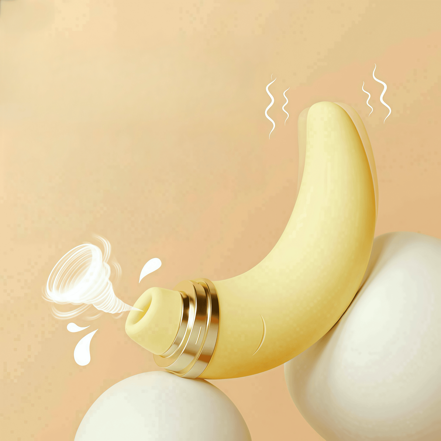 Demonstration of sonic suction technology, precisely stimulating the C-spot for a continuous pleasure experience.