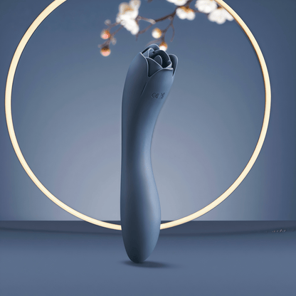 Enchanting Blue version, close-up of the DC charging port, supports 90 minutes of long-lasting battery life