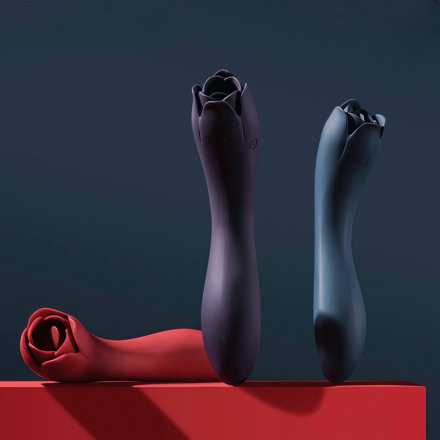 Close-up of the food-grade silicone surface, featuring a soft touch and delicate texture for intimate contact without irritation.