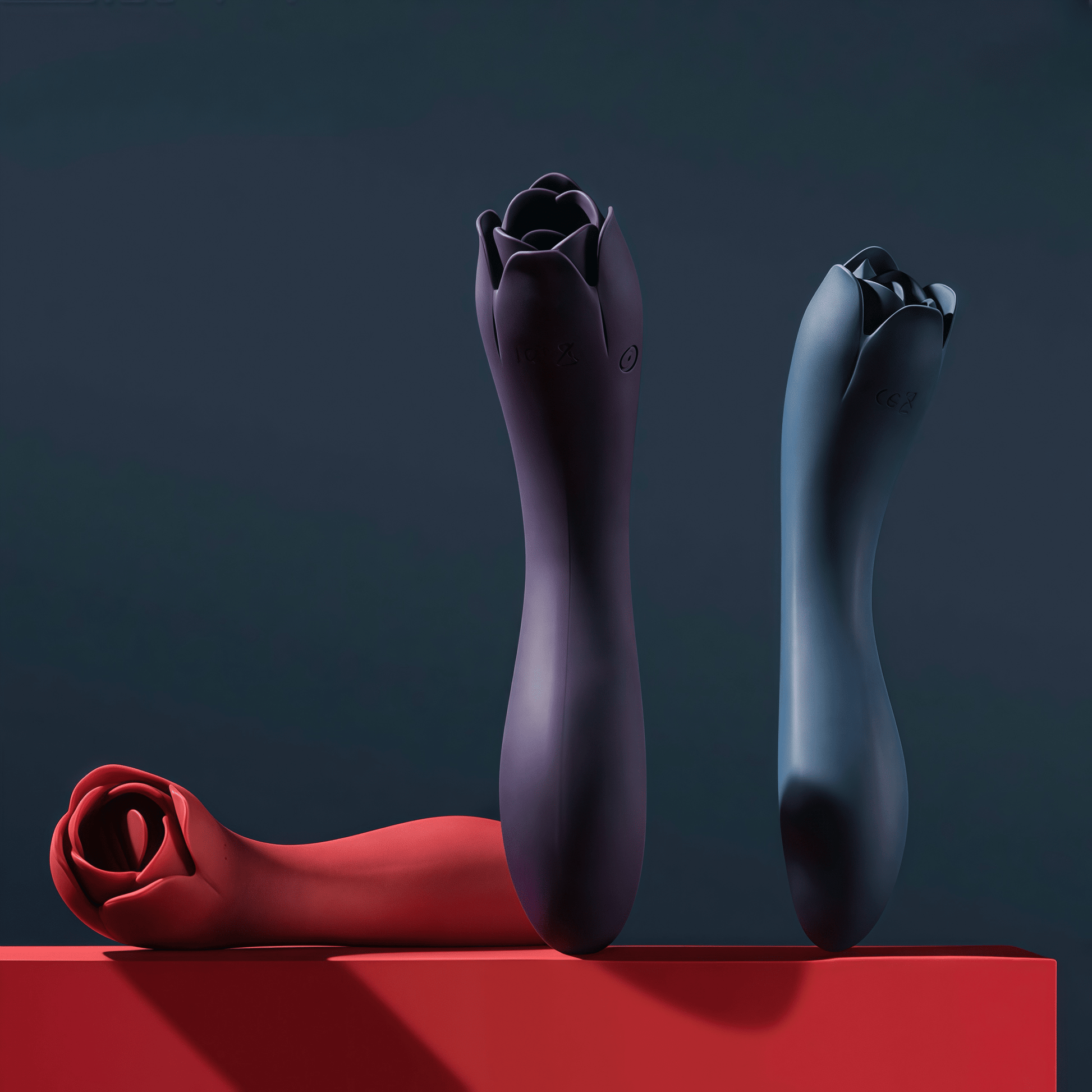 Close-up of the food-grade silicone surface, featuring a soft touch and delicate texture for intimate contact without irritation.