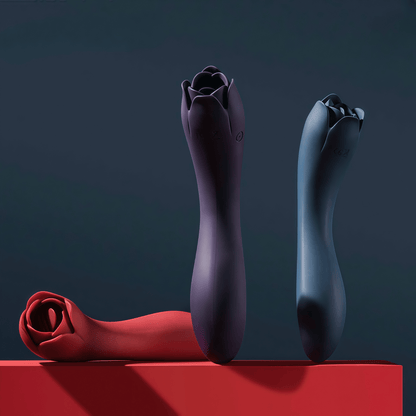 Close-up of the food-grade silicone surface, featuring a soft touch and delicate texture for intimate contact without irritation.