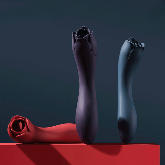 Close-up of the food-grade silicone surface, featuring a soft touch and delicate texture for intimate contact without irritation.