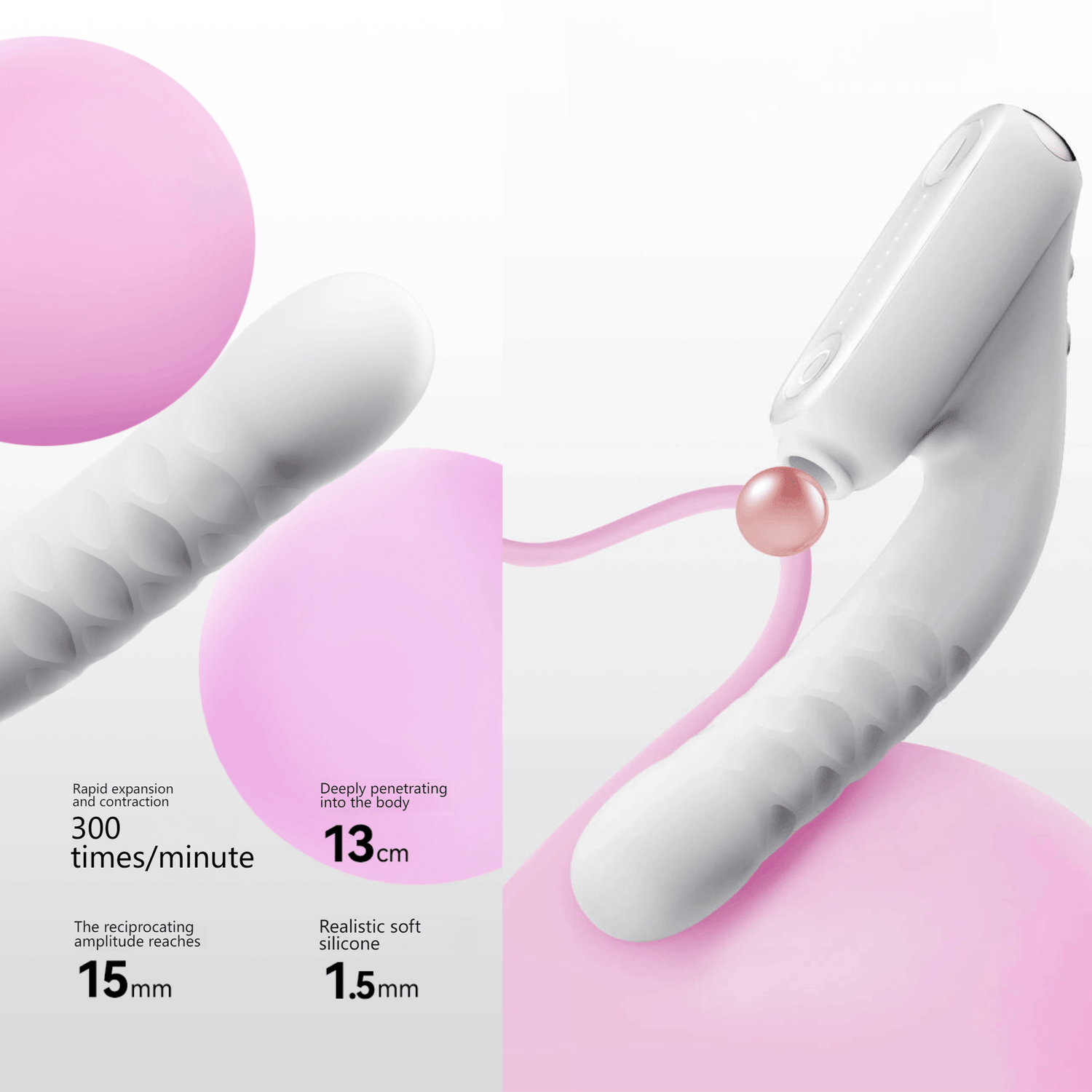 Dynamic demonstration of true thrusting technology: 300 strokes/minute, high-frequency reciprocating motion, with an amplitude of 15mm, simulating real piston motion.