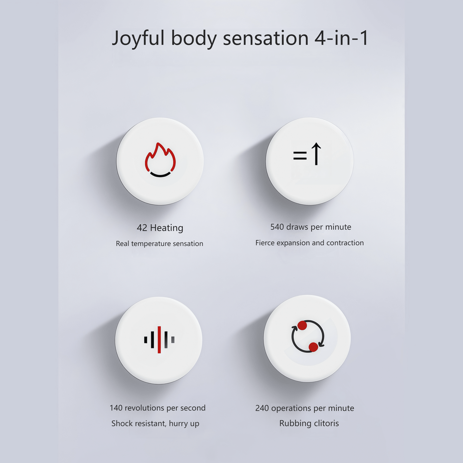 The Qingnan No9 retractable massager features four-wheel drive, combined stimulation, providing full-body pleasure with 540 bpm of high-frequency extension and 8,800 bpm of high-frequency vibration.