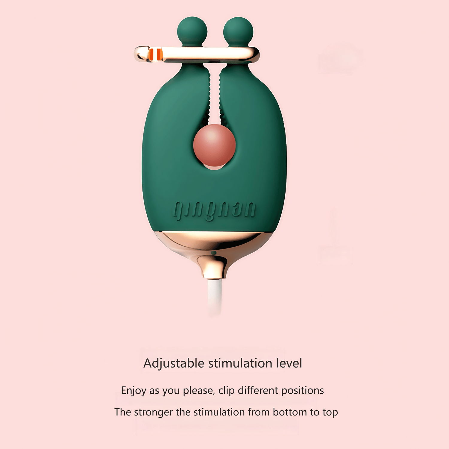 Patented breast vibration technology demonstration: three levels of vibration simulate the sensation of finger rubbing, stimulating sensitive nipple nerves.
