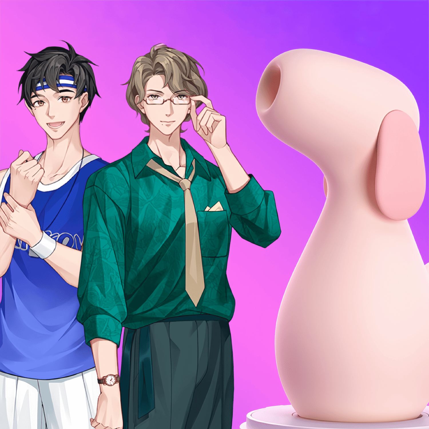 Bobowang Pro Smart Suction Vibrator - AI virtual lover voice interaction, exclusive emotional guidance from characters like Tianqi and Ziye, creating an immersive love experience