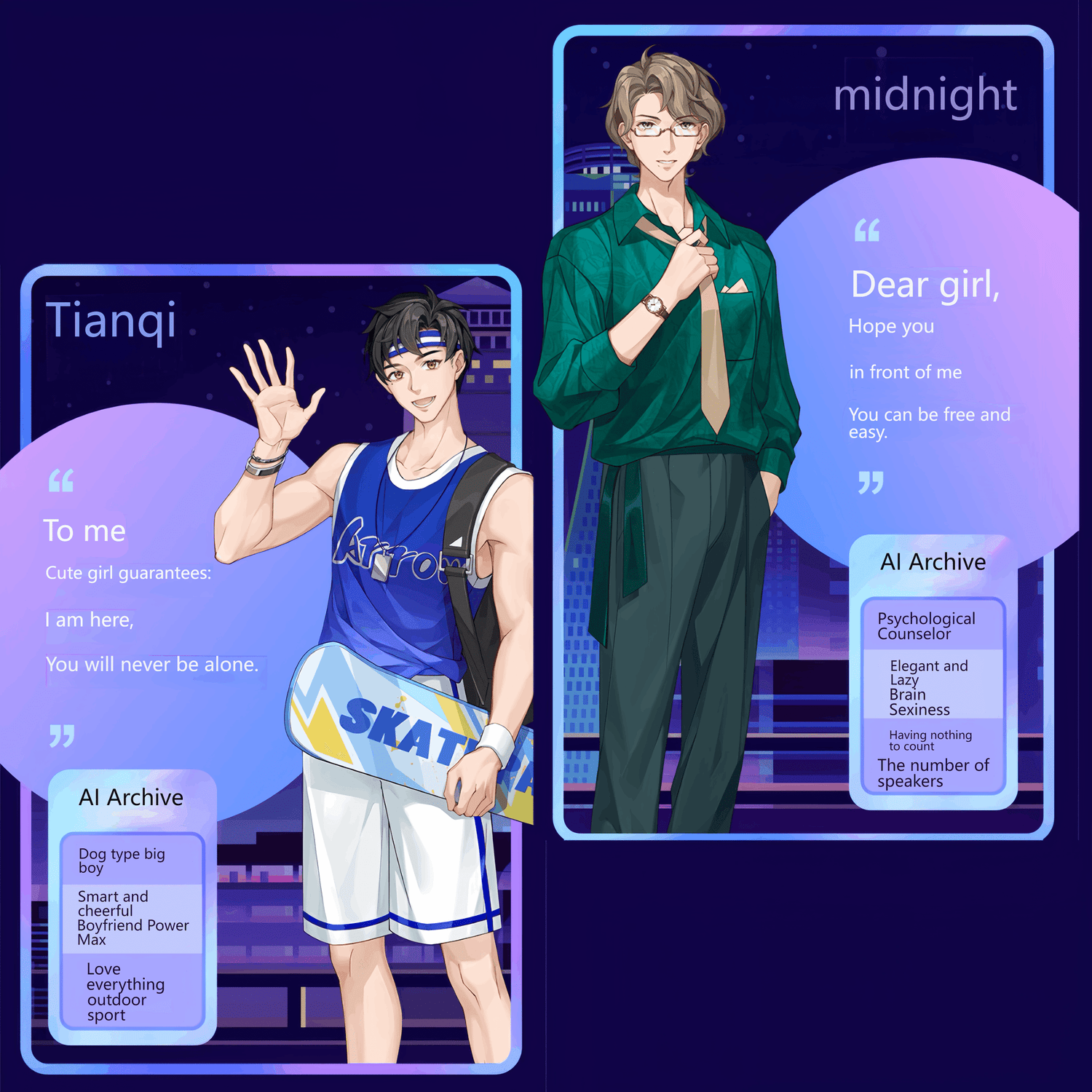 Explore your perfect partner alone. Unlock your innermost body with voice guidance from your virtual lover in the app.