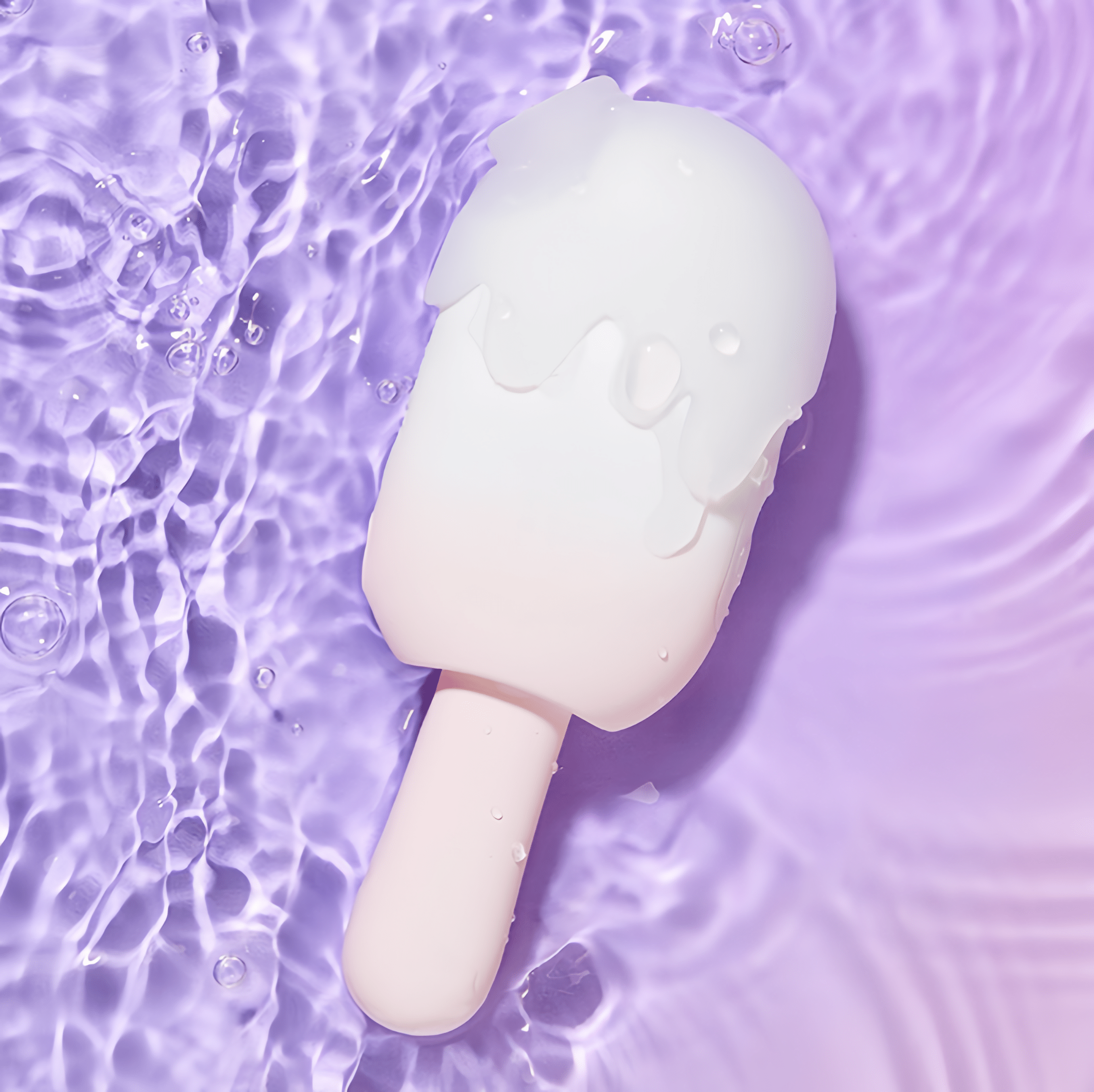 The invisible ice cream-shaped design makes it highly discreet and avoids awkward use, combining aesthetics with functionality.