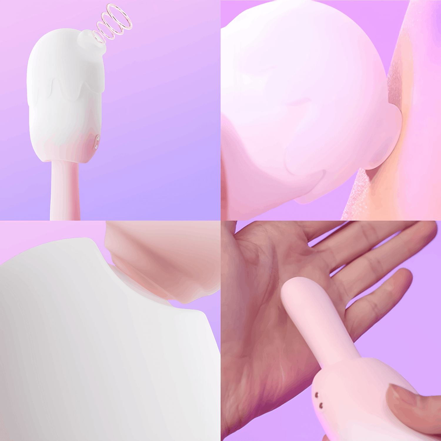 Multiple vibration modes, from gentle to intense, to meet different needs.