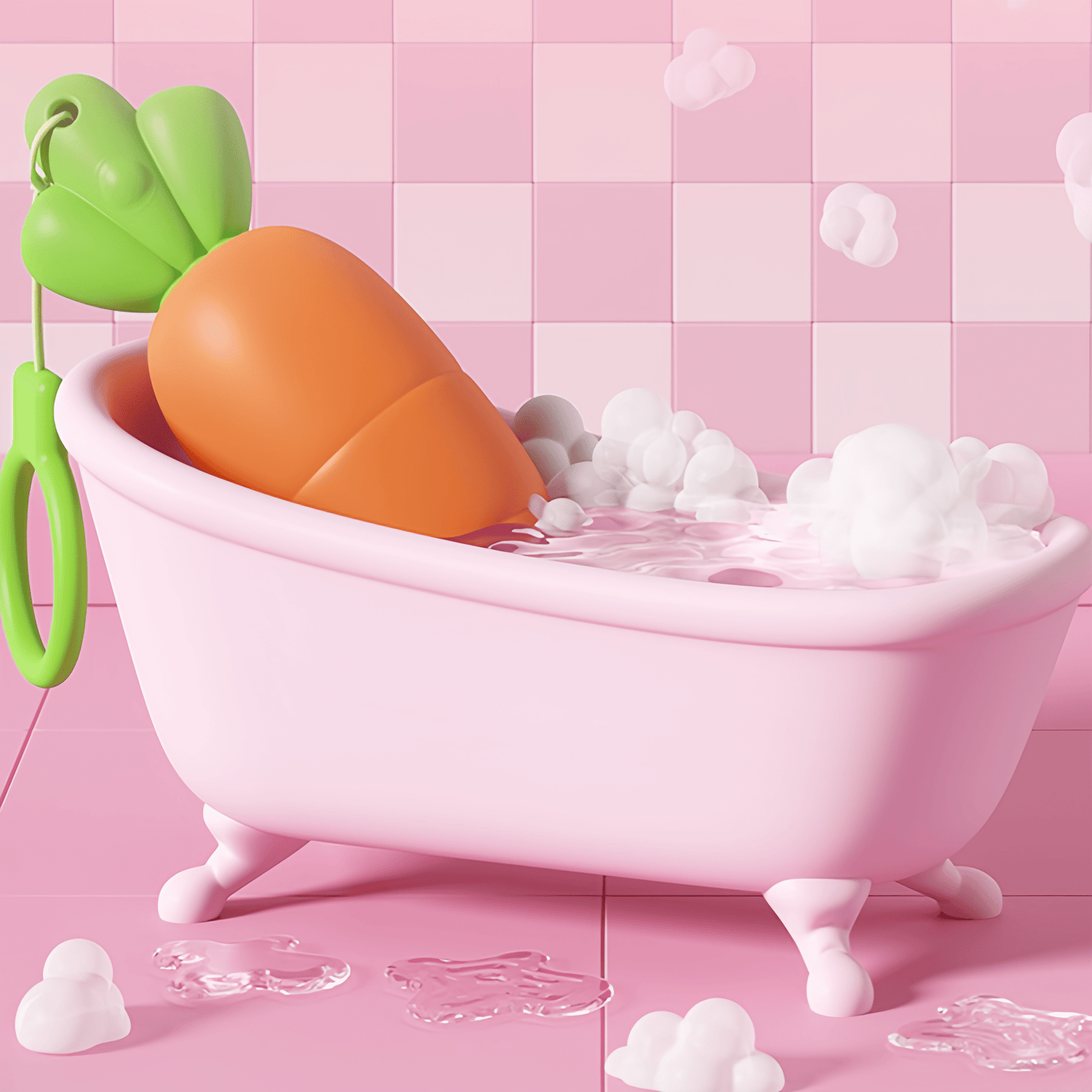 IPX7 waterproof, 1 meter deep for 30 minutes, suitable for use in the bathroom, pool, or bathtub. Rinse directly after cleaning.