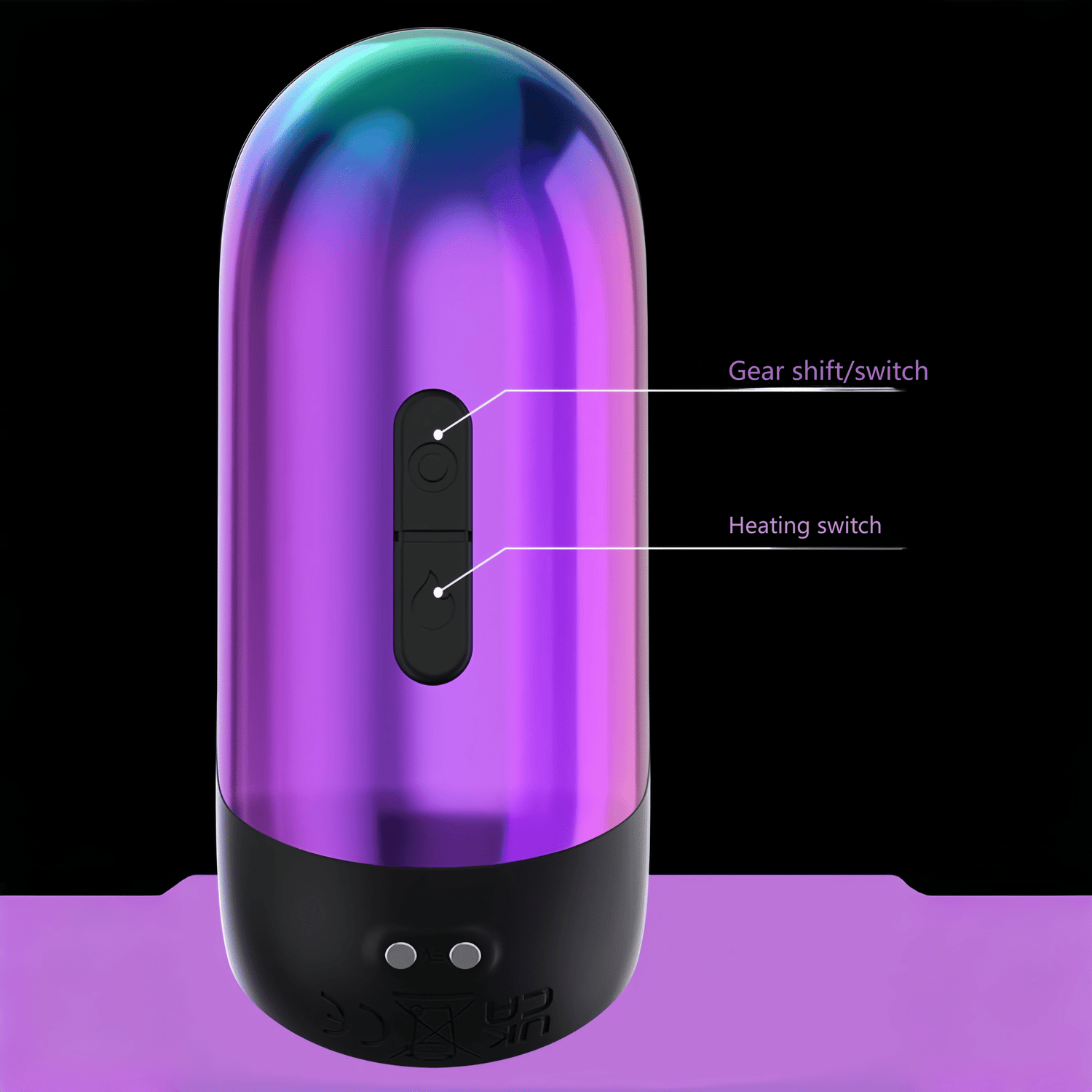 Rock Smart Trainer - 10-frequency vibration intensity increases in steps, gradually lowering sensitivity thresholds for professional desensitization training.