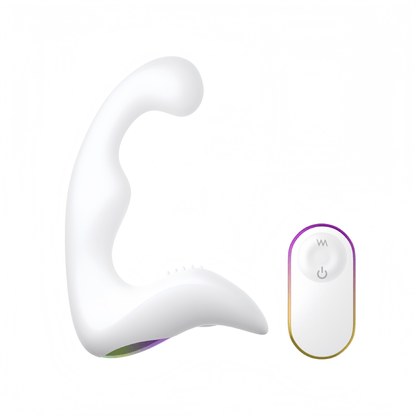 Massager: 132 x 90 x 29 mm / Remote: 70 x 35 x 15 mm. Compact and easy to store.