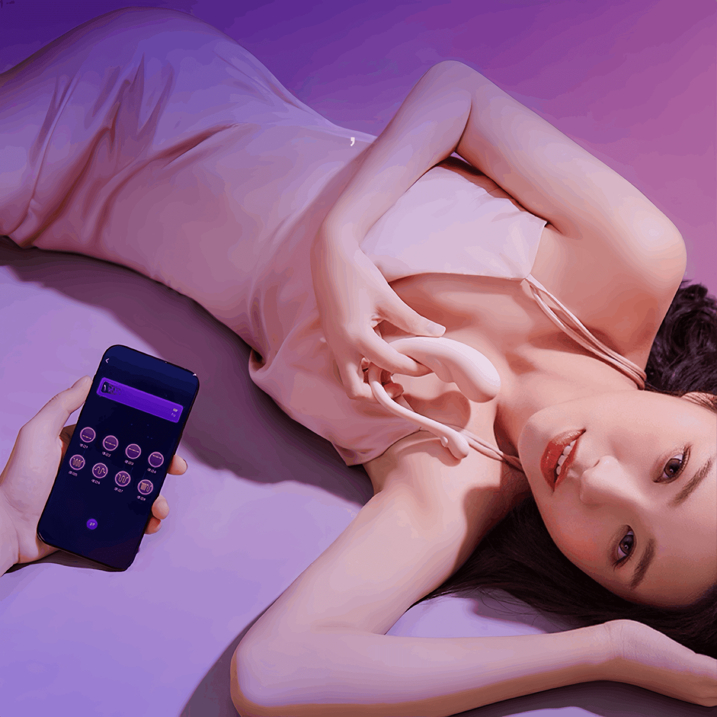 A perfect tool for couples to interact with each other. App-controlled, it enhances intimacy and strengthens emotional connection.
