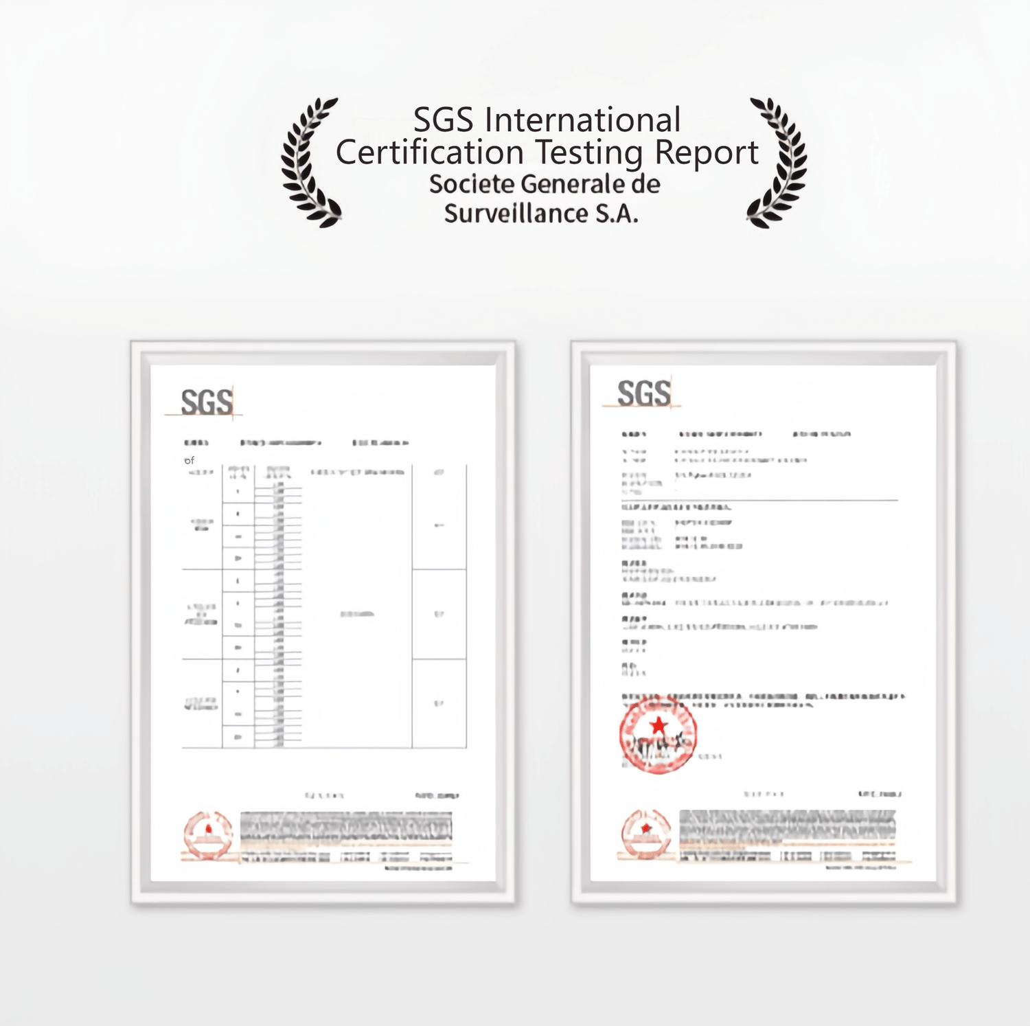 SGS certified, free of harmful chemicals, safe to use