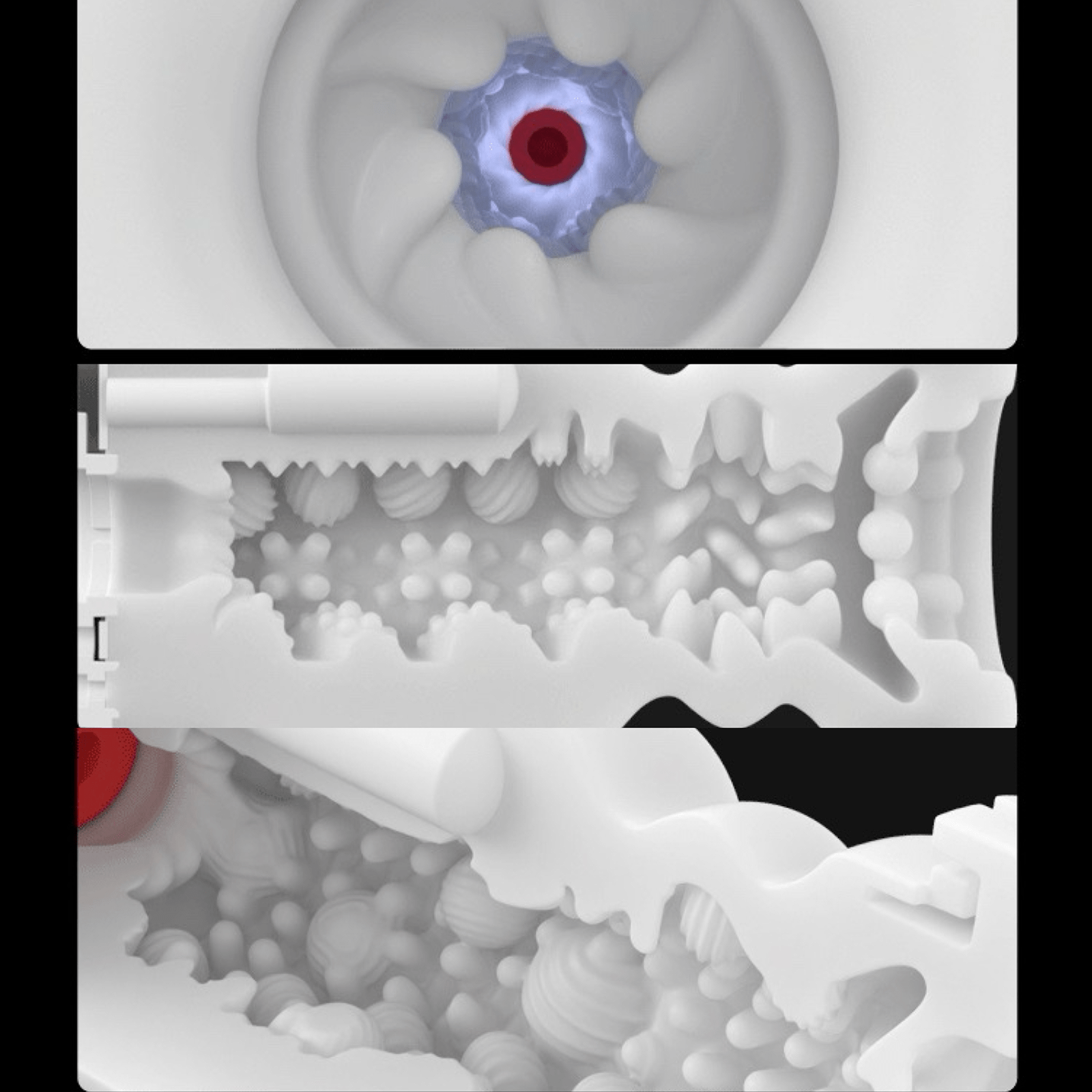 The liner is made of food-grade TPE, which is non-toxic, odorless, skin-friendly, soft, and durable.