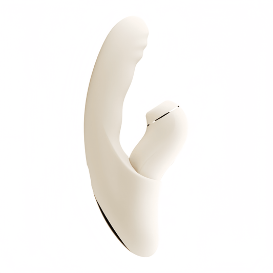Comparison of product dimensions: 183g body, 58g mouthpiece. Streamlined design fits comfortably in the hand.