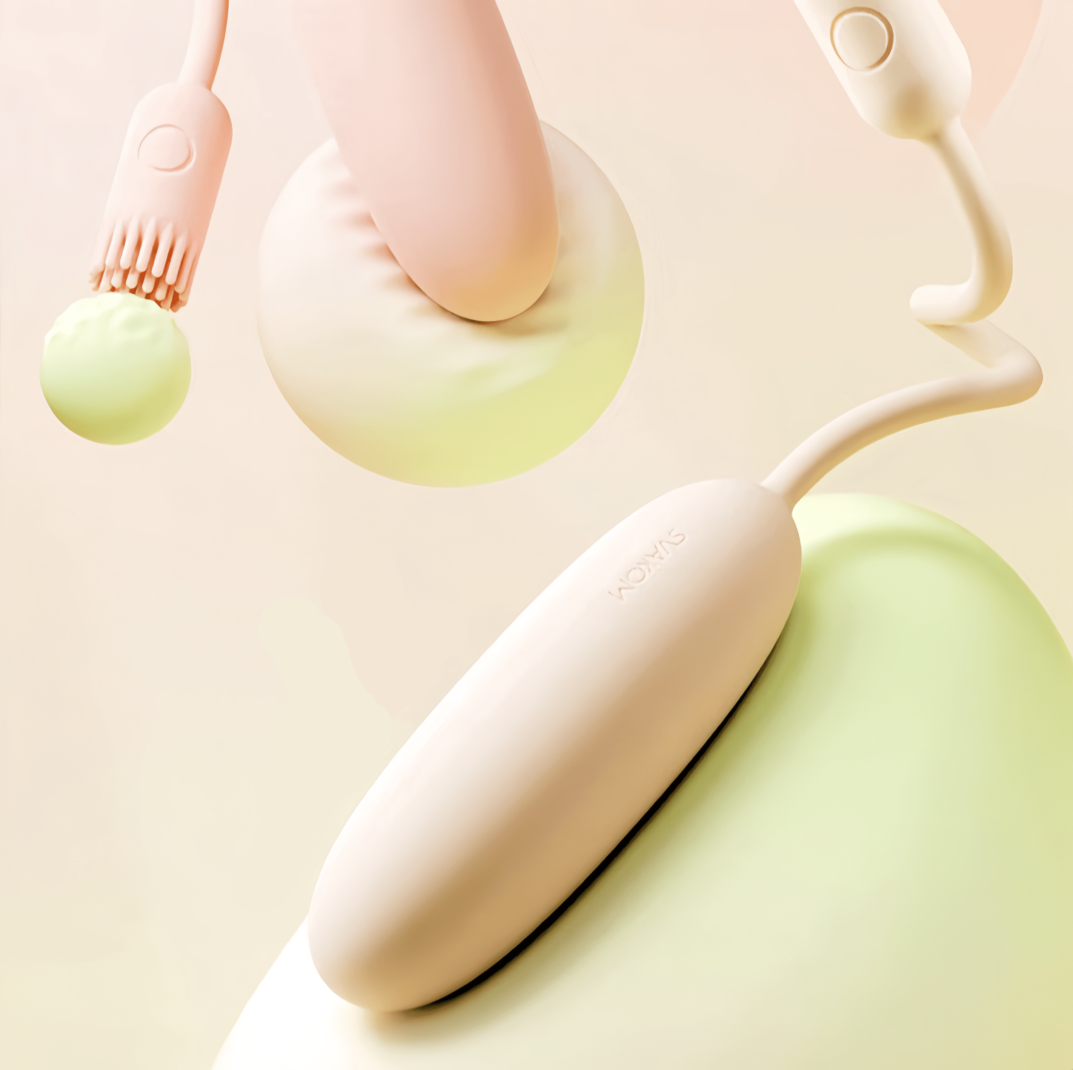 28mm slim diameter showcase: Slightly wider than a finger, for smooth insertion Non-bulky, eliminating the sensation of a foreign body.