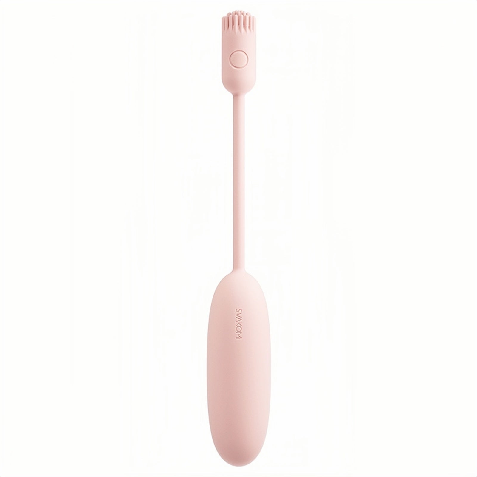 SVAKOM Chenghuan Double-Head Vibrator: 27.58 x 212.88mm, slender design, ultra-lightweight at 53g, fully encased in FDA liquid silicone, for a soft, chewy feel.