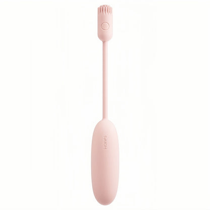SVAKOM Chenghuan Double-Head Vibrator: 27.58 x 212.88mm, slender design, ultra-lightweight at 53g, fully encased in FDA liquid silicone, for a soft, chewy feel.