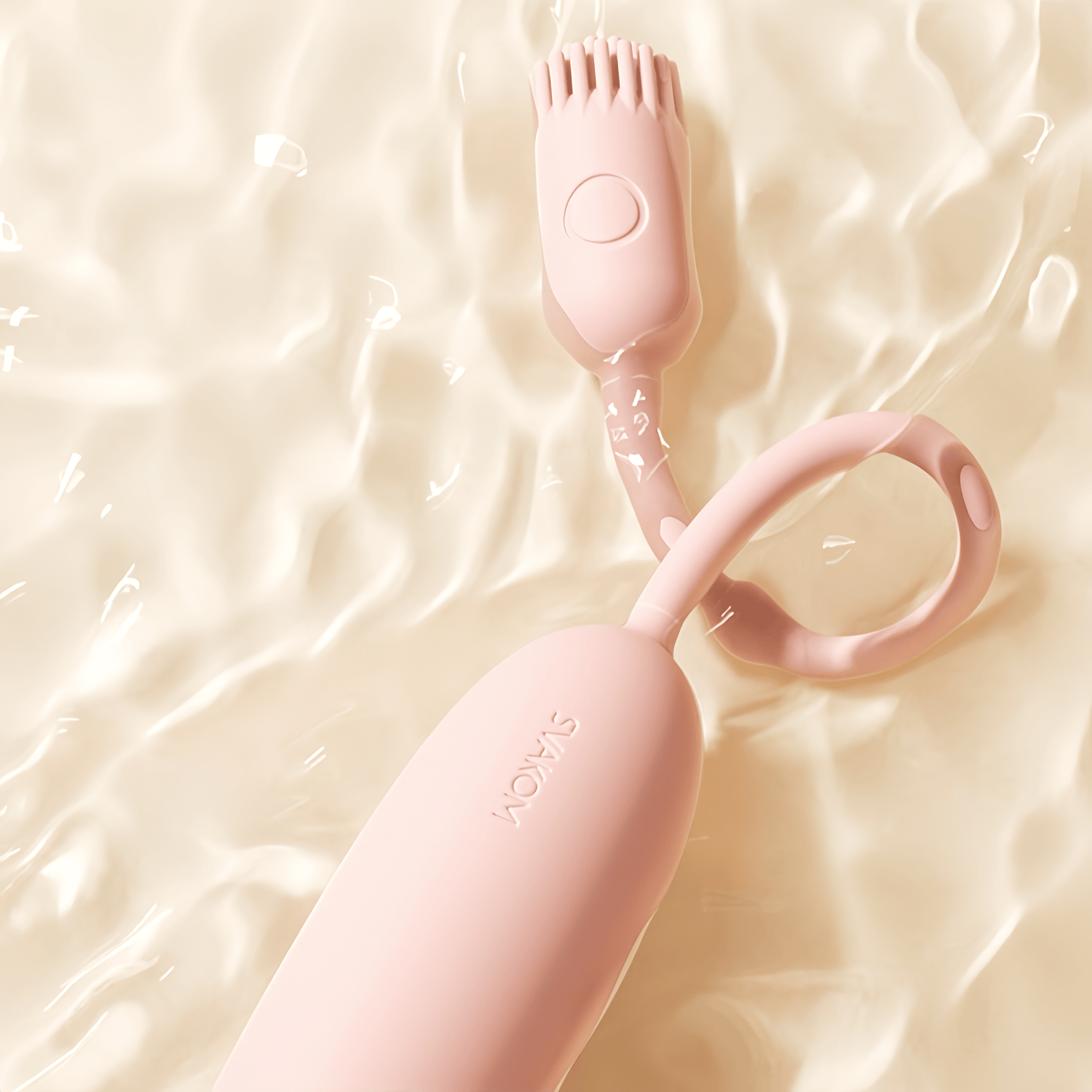 Fully waterproof design: Rinseable underwater, suitable for bathroom use.